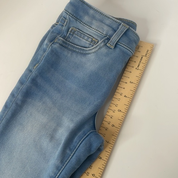Jumping Beans Pants Girls Blue Washed Stretch Pants - Picture 9 of 10